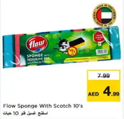 Nesto Flow sponge with scotch 10s offer