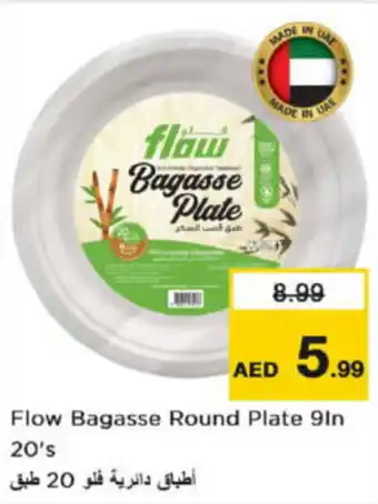 Nesto Flow Bagasse Round Plate 9In 20s offer