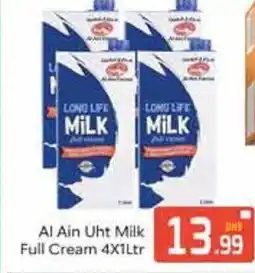 Bluemart Al ain UHT milk full cream offer