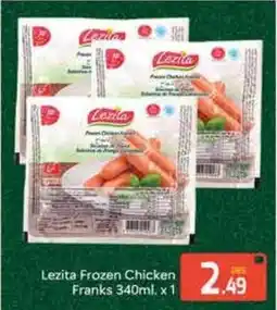 Bluemart Lezita Frozen Chicken Franks offer