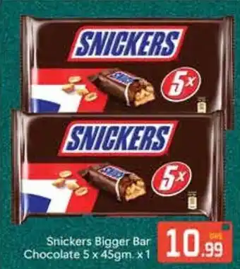 Bluemart Snickers Bigger Bar offer