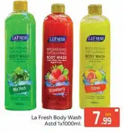 Bluemart La Fresh Body Wash Asstd offer