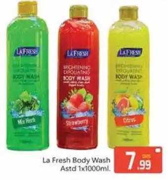 Bluemart La Fresh Body Wash Asstd offer