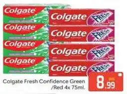 Bluemart Colgate Fresh Confidence Green / Red offer