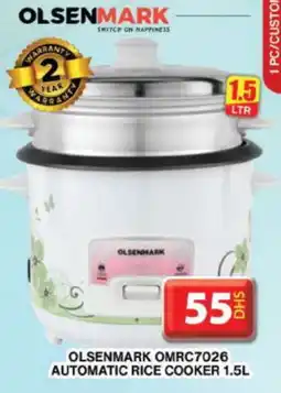 Grand Hyper Market OLSENMARK Rice Cooker offer