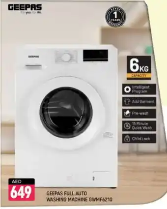 Shaklan GEEPAS Washer / Dryer offer