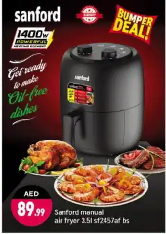 Shaklan SANFORD Air Fryer offer