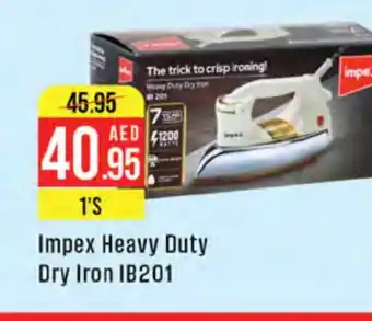 West Zone Supermarket IMPEX Ironbox offer