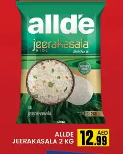 Al Madina ALLDE Jeerakasala Rice offer