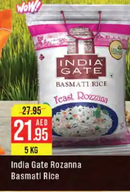 West Zone Supermarket INDIA GATE Basmati / Biryani Rice offer