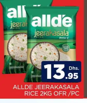 Al Madina ALLDE Jeerakasala Rice offer