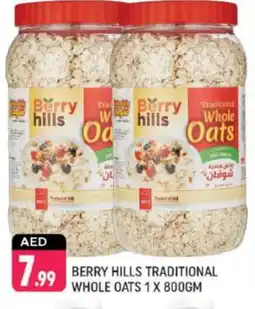 Shaklan BERRY HILLS Oats offer