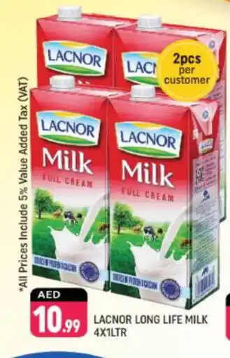 Shaklan LACNOR Long Life / UHT Milk offer