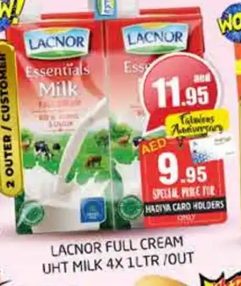 Pasons LACNOR Long Life / UHT Milk offer