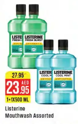 West Zone Supermarket LISTERINE Mouthwash offer