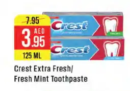 West Zone Supermarket CREST Toothpaste offer