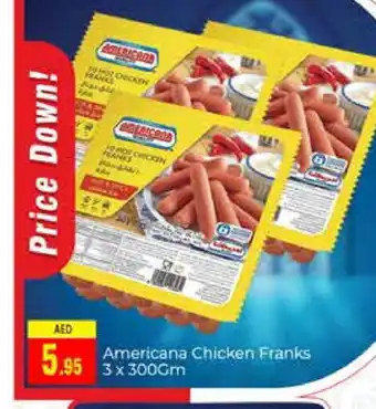 Pasons AMERICANA Chicken Franks offer