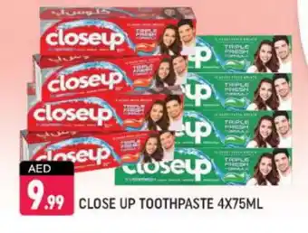 Shaklan CLOSE UP Toothpaste offer