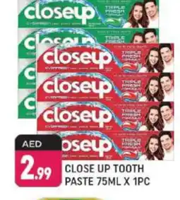 Shaklan CLOSE UP Toothpaste offer