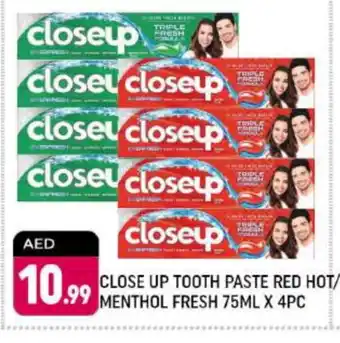 Shaklan CLOSE UP Toothpaste offer