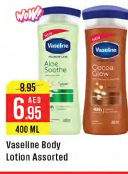 West Zone Supermarket VASELINE Body Lotion & Cream offer