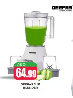 Meena Al Madina Hypermarket GEEPAS Mixer / Grinder offer