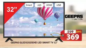 Grand Hyper Market GEEPAS Smart TV offer