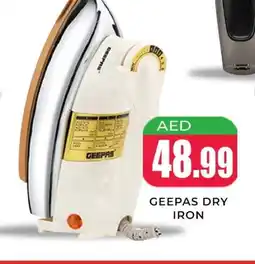 Meena Al Madina Hypermarket GEEPAS Ironbox offer