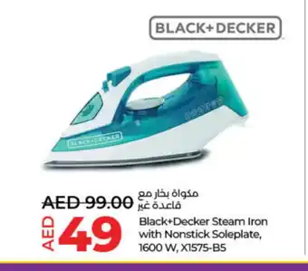 Lulu Hypermarket BLACK+DECKER Ironbox offer