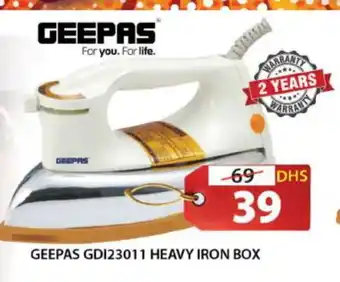 Grand Hyper Market GEEPAS Ironbox offer