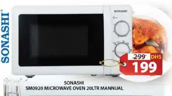 Grand Hyper Market SONASHI Microwave Oven offer