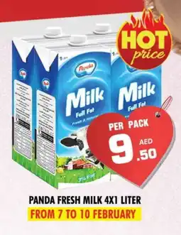 Night to Night Hypermarket PANDA Fresh Milk offer