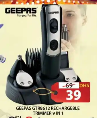 Grand Hyper Market GEEPAS Remover / Trimmer / Shaver offer