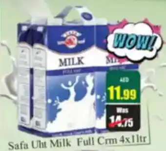 Al Madina Safa Uht Milk Full Crm offer