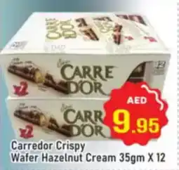 Al Madina Carredor Crispy Wafer Hazelnut Cream offer