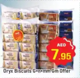 Al Madina Oryx Biscuits G+n+mm Gm Offer offer