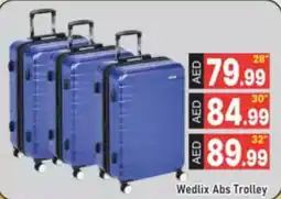 Al Madina Wedlix Abs Trolley offer