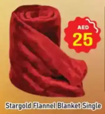 Al Madina Stargold Flannel Blanket Single offer