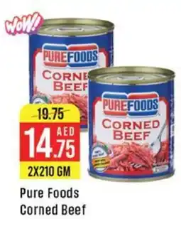 West Zone Supermarket Pure Foods Corned Beef offer