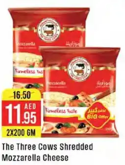 West Zone Supermarket The Three Cows Shredded Mozzarella Cheese offer