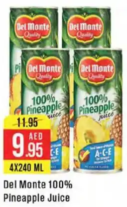 West Zone Supermarket Del Monte 100% Pineapple Juice offer