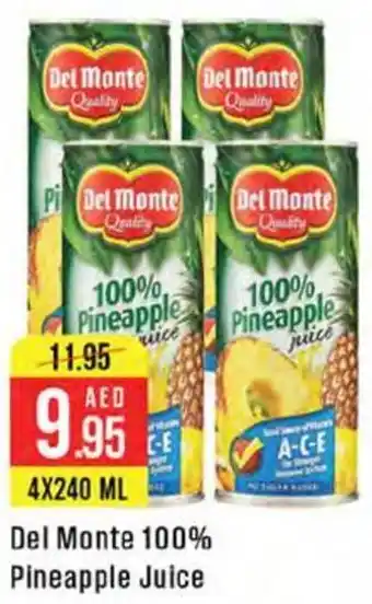 West Zone Supermarket Del Monte 100% Pineapple Juice offer