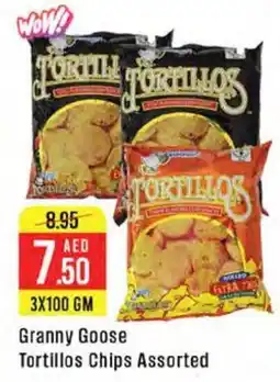 West Zone Supermarket Granny Goose Tortillos Chips Assorted offer