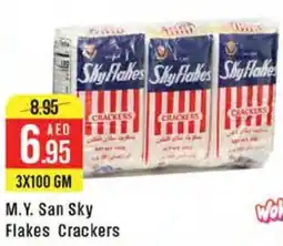 West Zone Supermarket M.Y. San Sky Flakes Crackers offer