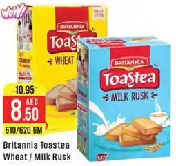 West Zone Supermarket Britannia Toastea Wheat, Milk Rusk offer