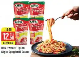 West Zone Supermarket UFC Sweet Filipino Style Spaghetti Sauce offer