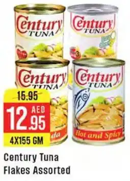 West Zone Supermarket Century Tuna Flakes Assorted offer