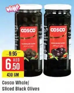 West Zone Supermarket Cosco Whole, Sliced Black Olives offer