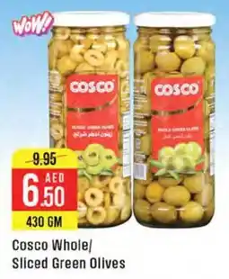 West Zone Supermarket Cosco Whole, Sliced Green Olives offer