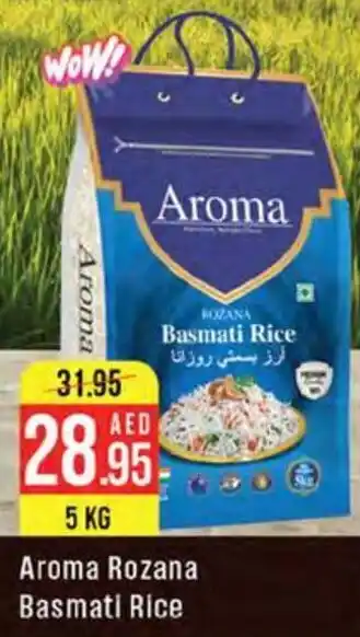 West Zone Supermarket Aroma Rozana Basmati Rice offer